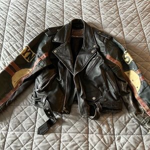 Men's Vintage SYN Leather Jacket M